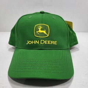 John Deere Authentic K-Products‎ Green Snapback Adjustable One Size Hat